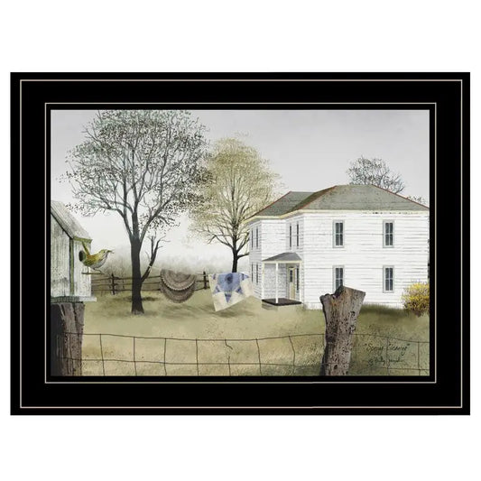 Spring Cleaning Framed Print, Ready to Hang