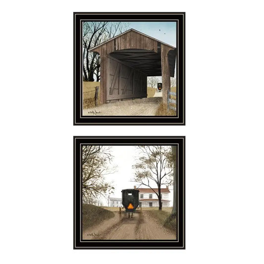 2-Piece Set - Headin' Home & Miller's Creek Bridge, Ready to Hang