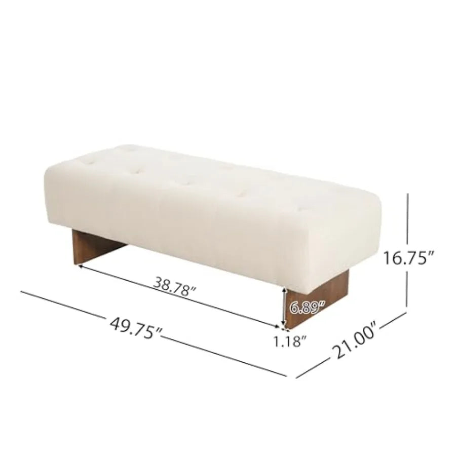 Modern Upholstered Ottoman Bench