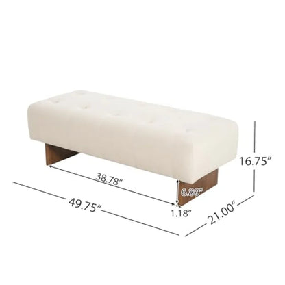 Modern Upholstered Ottoman Bench