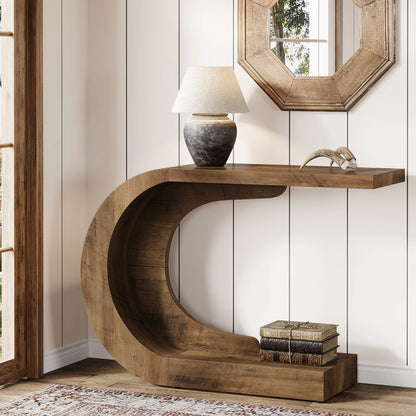 Farmhouse Console Table for Entryway, Hallway or Living Room