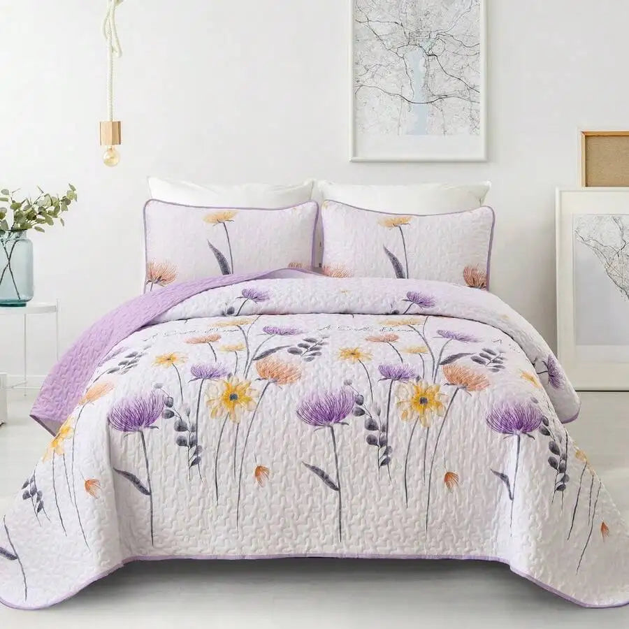 3 Piece Bedding Set for Twin, Full, Queen, or King Size