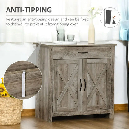 Farmhouse Sideboard Buffet or Coffee Bar Cabinet