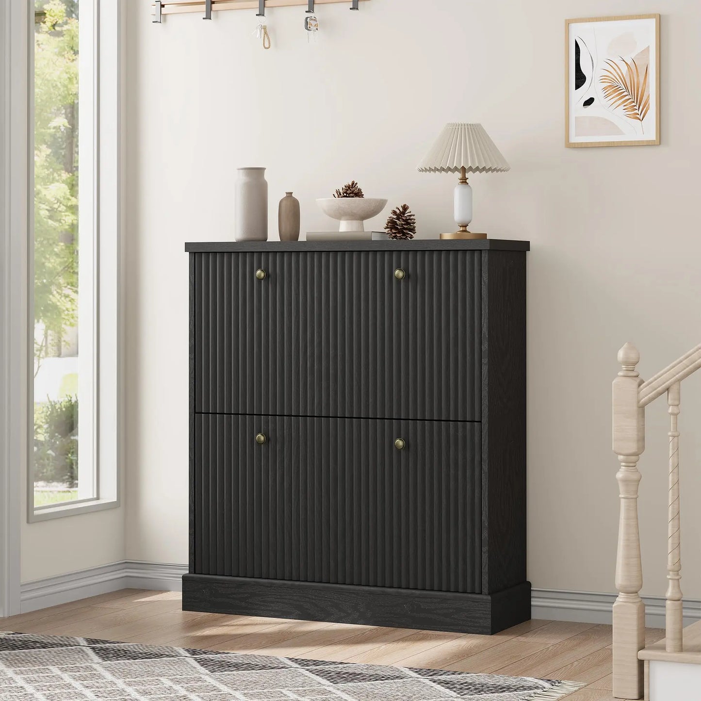 Shoe Cabinet Organizer for Entryway, Hallway or Foyer