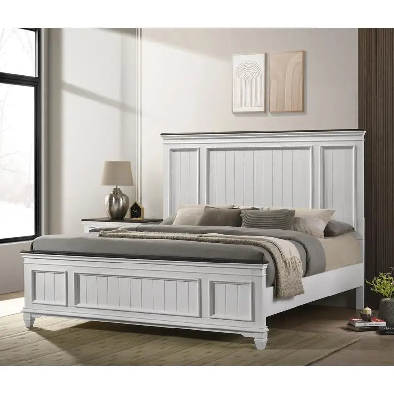 6-Piece Shiplap Panel, King Bedroom Set
