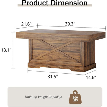 Rustic Farmhouse Coffee Table
