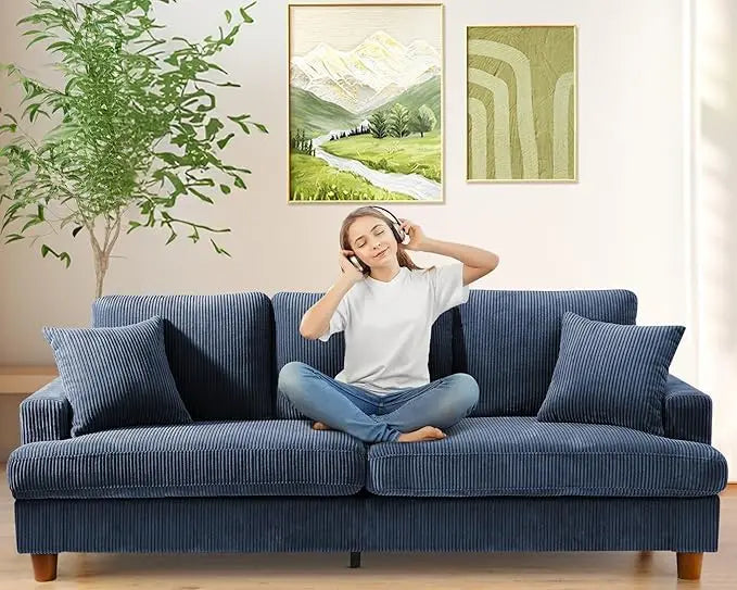 Comfy Corduroy Couch for Living Room