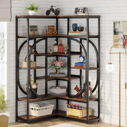 Large Modern Corner Bookcase