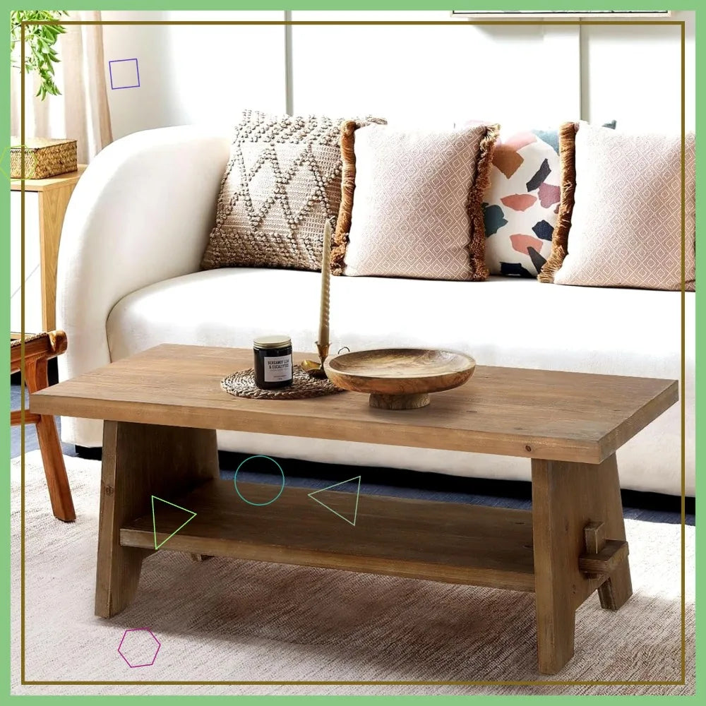 Farmhouse Living Room Coffee Table