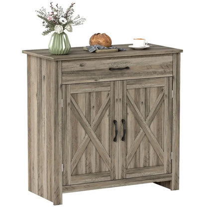 Farmhouse Sideboard Buffet or Coffee Bar Cabinet