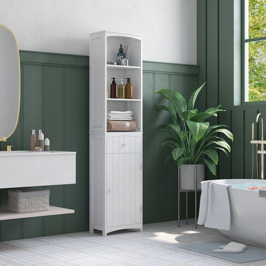 67" Tall Storage Cabinet for Bathroom