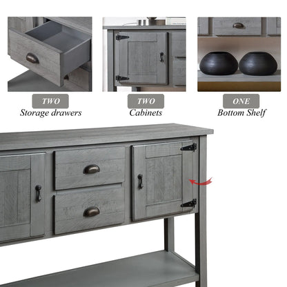 Console Table with 2 Drawers & Cabinets
