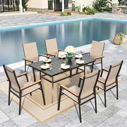 7-Piece, Outdoor Dining Set
