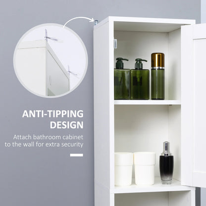 70.75" Tall, Storage Cabinet with Mirror for Bathroom or Living Room