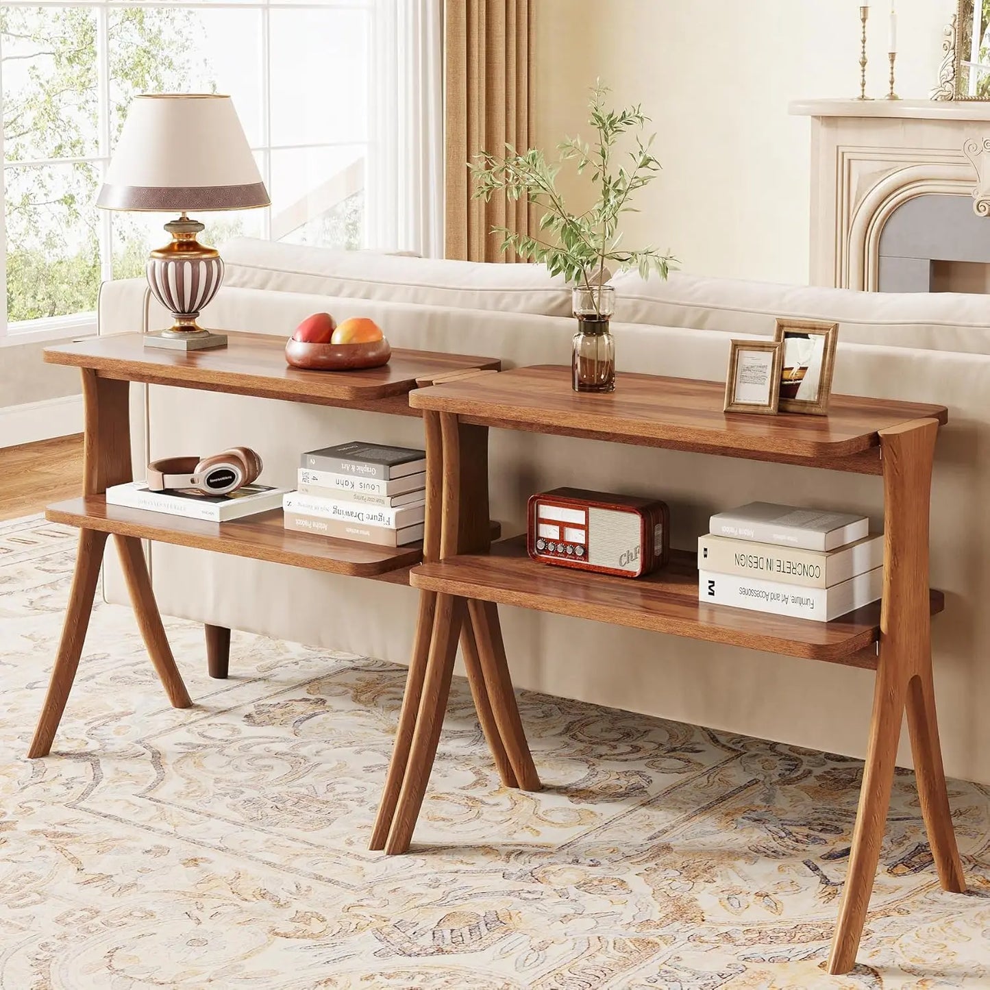 Farmhouse End or Side Table for Living Room