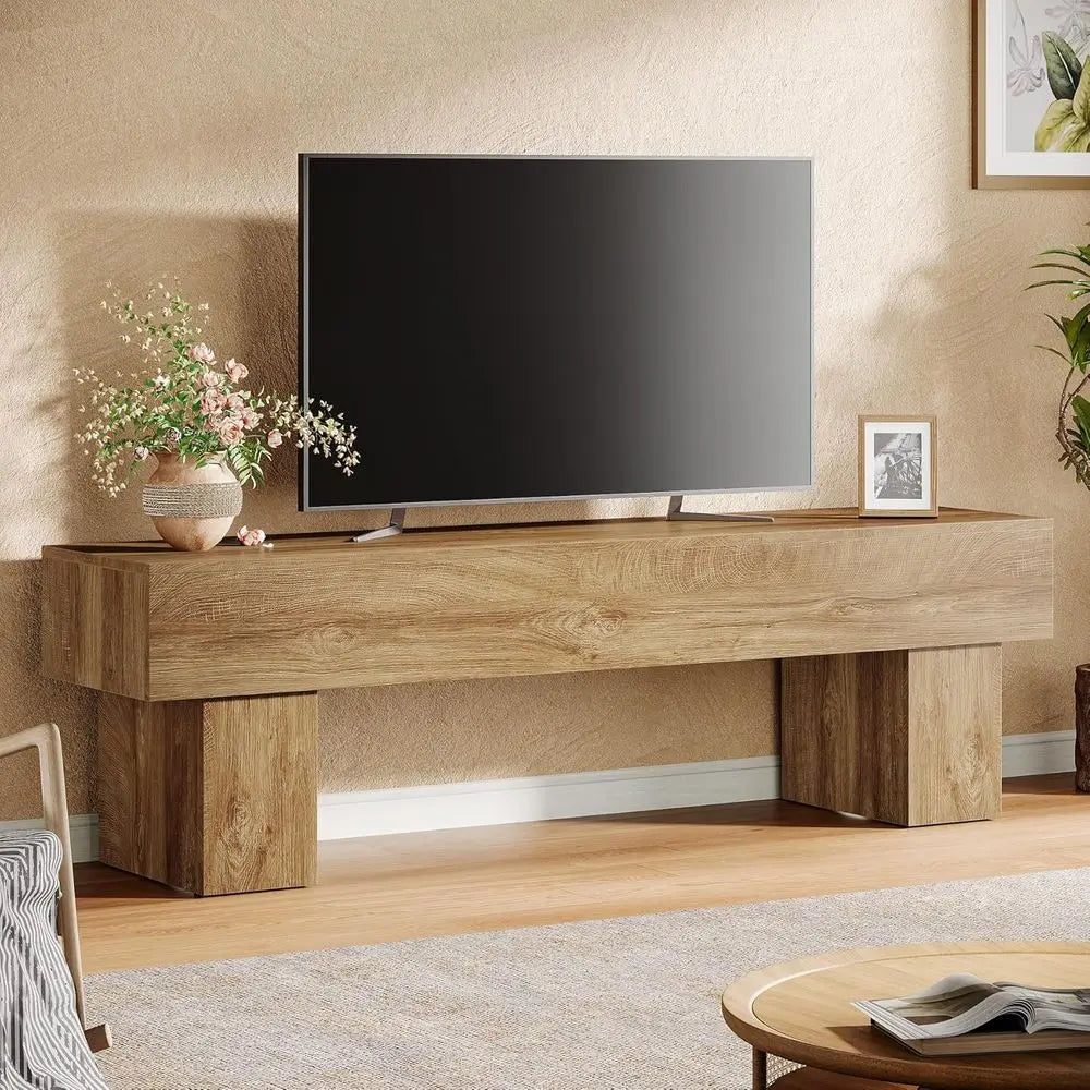 Farmhouse TV Stand for Living Room or Console Table