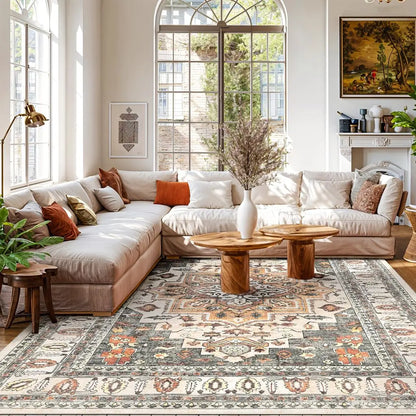 8' x 10' Boho Area Rug