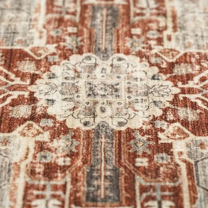 Large 9x12 Vintage-Style Area Rug