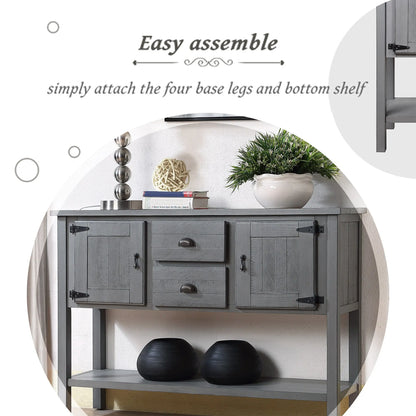 Console Table with 2 Drawers & Cabinets