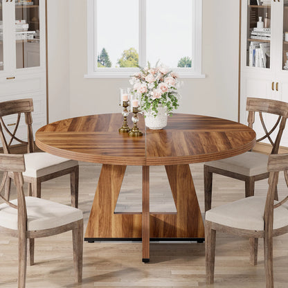 Round Wooden Dining Table