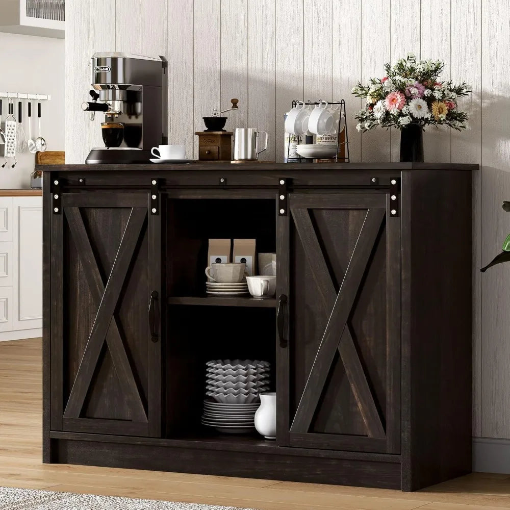 Farmhouse Style Sideboard Buffet or Coffee Bar