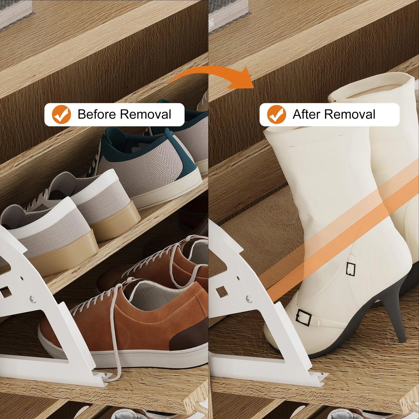 Shoe Cabinet Organizer for Entryway, Hallway or Foyer