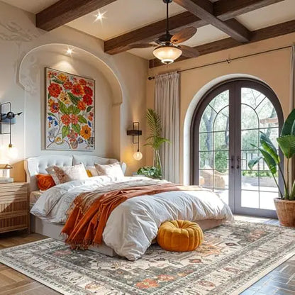 8' x 10' Boho Area Rug