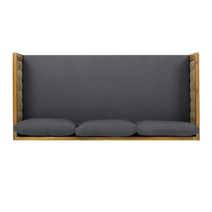 Outdoor Patio Sofa or Daybed with Acacia Wood Frame