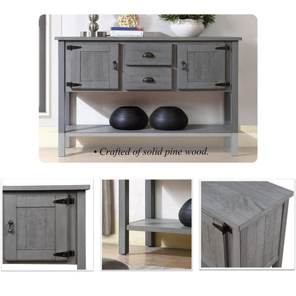 Console Table with 2 Drawers & Cabinets