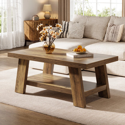 Rustic Farmhouse Wood Coffee Table