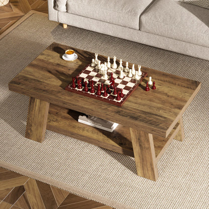 Rustic Farmhouse Wood Coffee Table