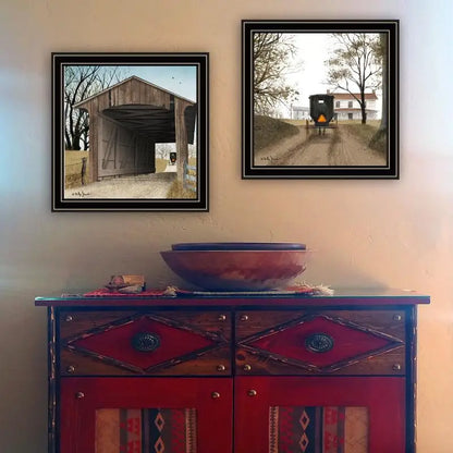 2-Piece Set - Headin' Home & Miller's Creek Bridge, Ready to Hang