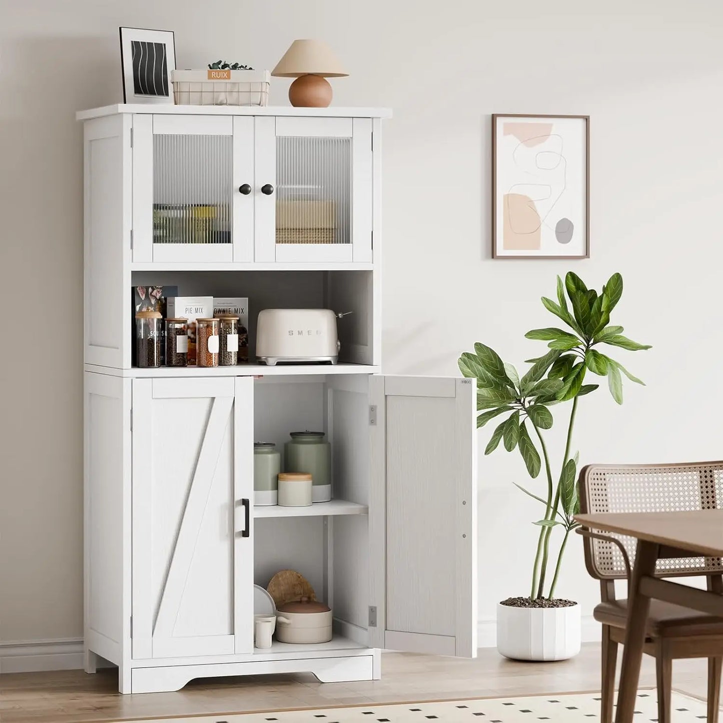 Kitchen Pantry Cupboard or Bathroom Cabinet