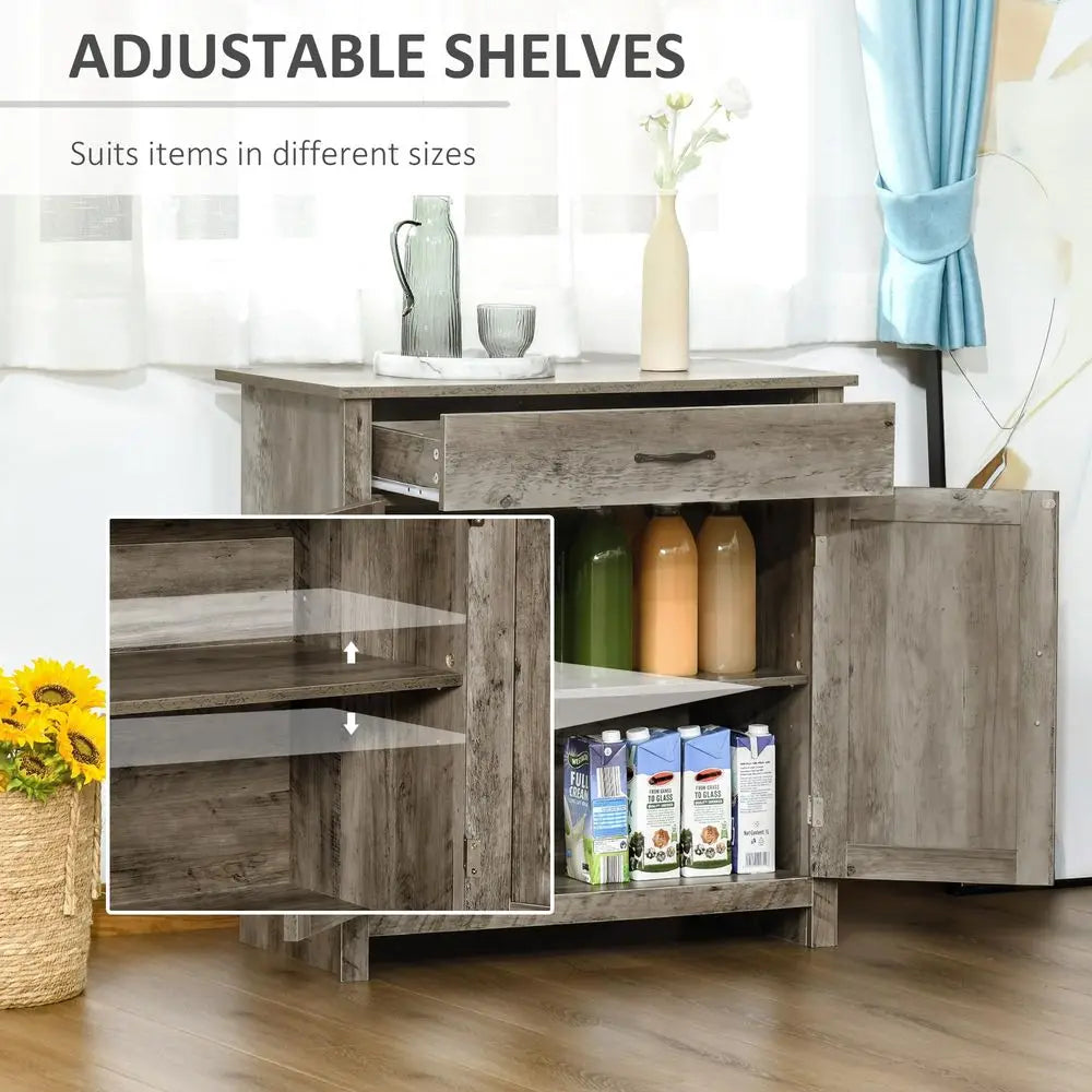 Farmhouse Sideboard Buffet or Coffee Bar Cabinet
