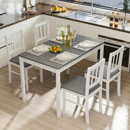 5-Piece Farmhouse Kitchen Table Set