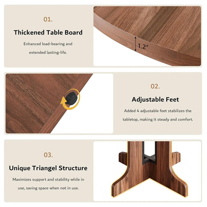 Extendable Wooden Dining Table seats 4-6