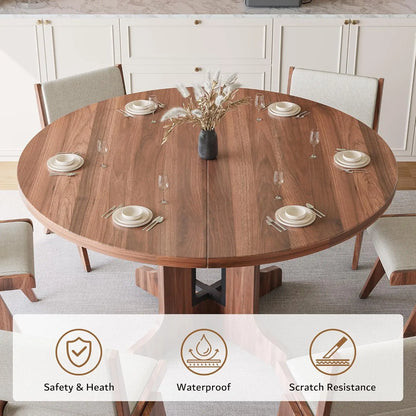 Extendable Wooden Dining Table seats 4-6