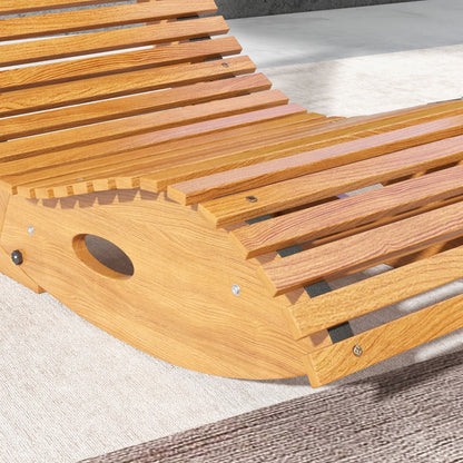 Outdoor Wooden Rocking Chair