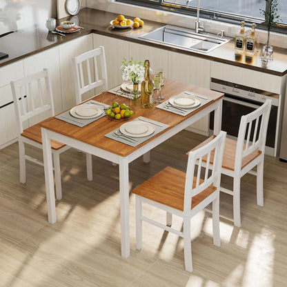 5-Piece Farmhouse Kitchen Table Set