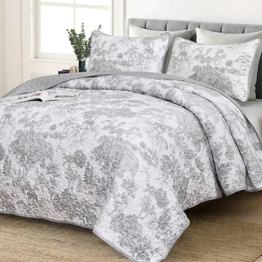 3 Piece Bedding Set for Twin, Full, Queen, or King Size