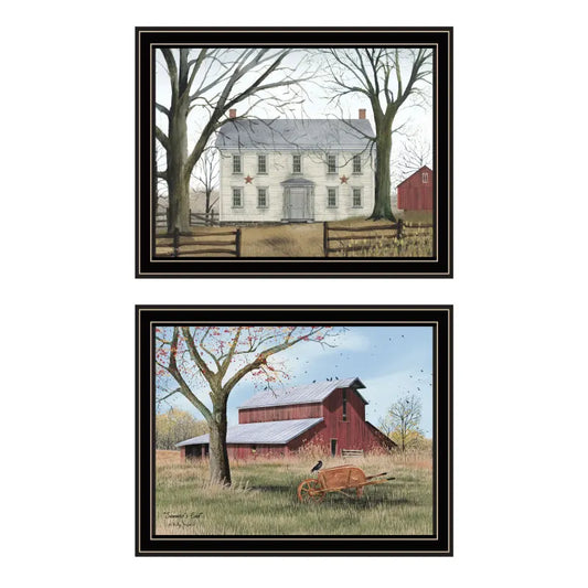 2- Piece Early American Homestead, Ready to Hang