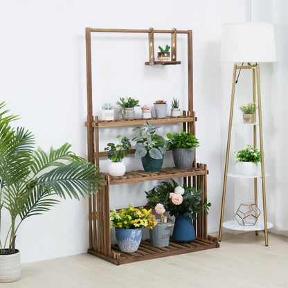 Heavy Duty Hanging Plant Stand for Indoor, Outdoor