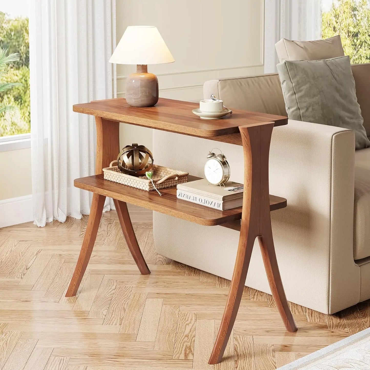 Farmhouse End or Side Table for Living Room