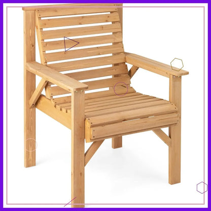 Solid Wood Outdoor Patio Chair