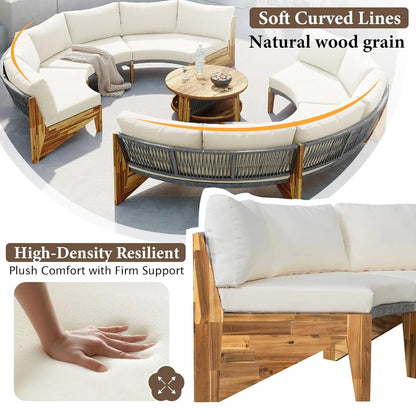 Outdoor Patio Sofa Sets with Coffee Tables