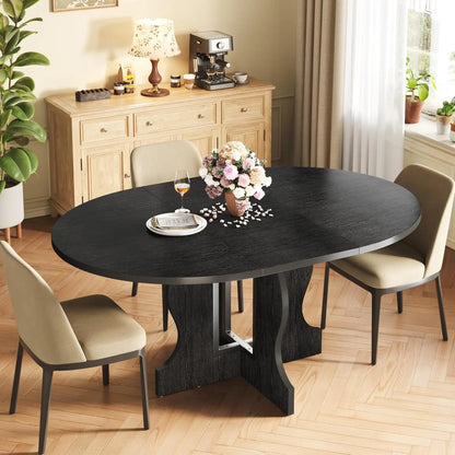 Extendable Wooden Dining Table seats 4-6