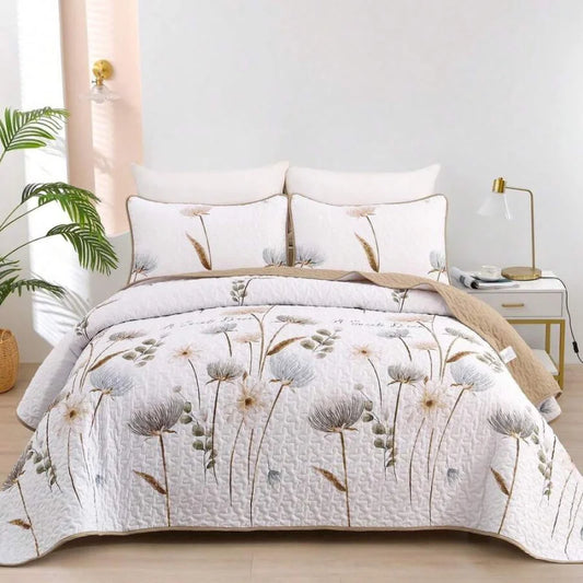 3 Piece Bedding Set for Twin, Full, Queen, or King Size