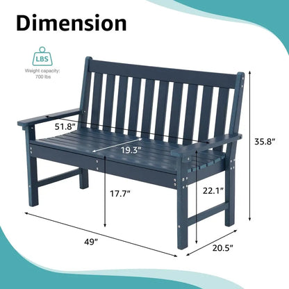 All Weather Outdoor Patio Bench