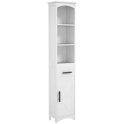 66.9" Tall, Farmhouse Storage Cabinet for Bathroom