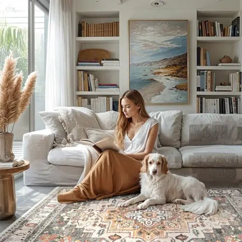 8' x 10' Boho Area Rug
